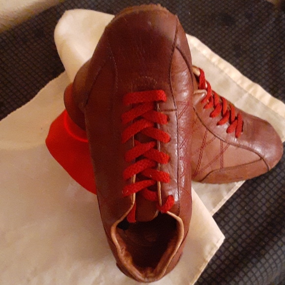Leather tan brown runmers size 6 - Picture 3 of 7
